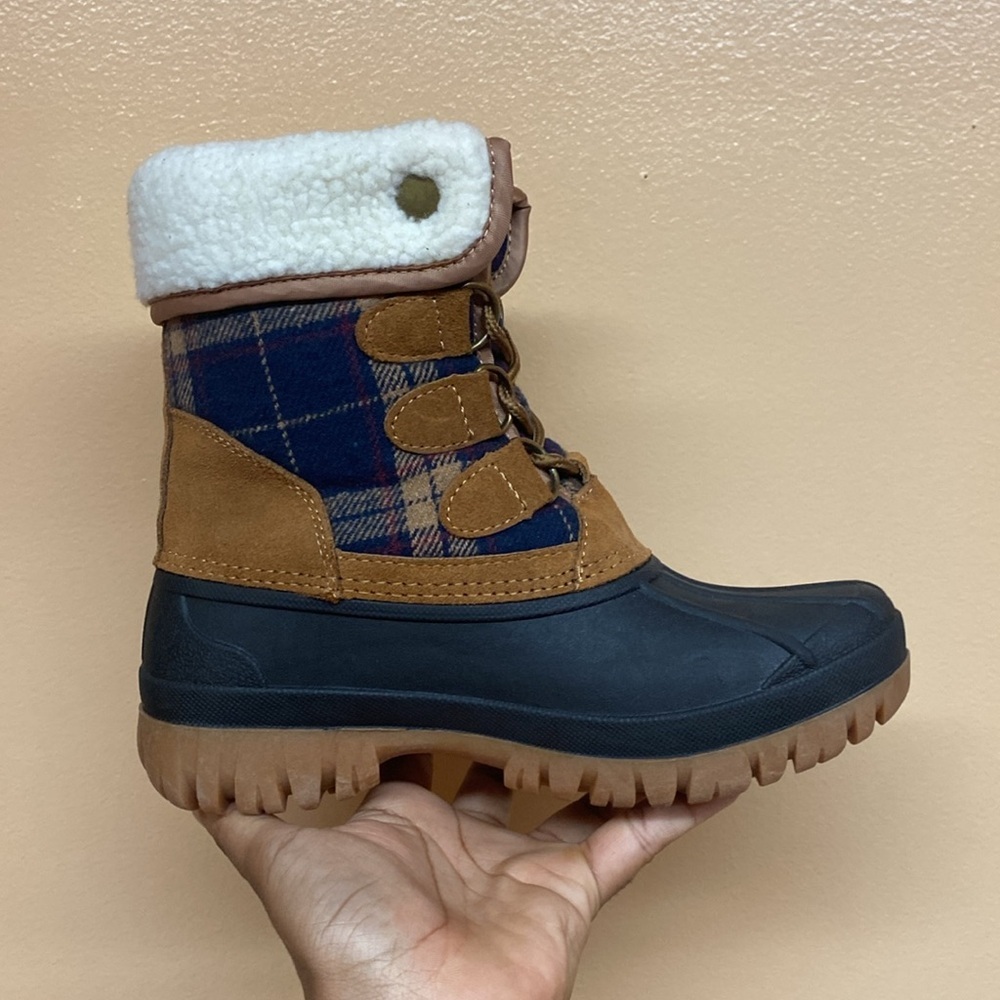 STQ Waterproof Fur Lined Winter Duck Boots - Picture 12 of 16